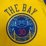 2018 Warriors CURRY #30 The Bay NBA Jerseys Hot Pressed