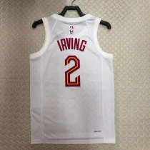 2022/23  Cleveland Cavaliers IRVING #2 White Top Quality  NBA Jersey