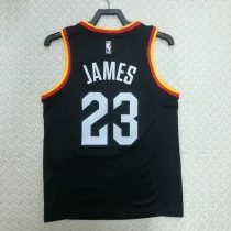 2022/23 Cleveland Cavaliers JAMES #23 Black City Edition Top Quality  NBA Jersey
