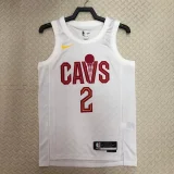 2022/23  Cleveland Cavaliers IRVING #2 White Top Quality  NBA Jersey
