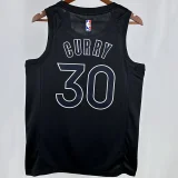 Warriors CURRY #30 Black Honor Edition NBA Jerseys