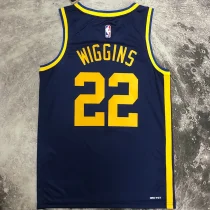 2023 Warriors WIGGINS #22 Royal Blue NBA Jerseys