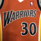 2009/10 Warriors CURRY #30 Orange Retro NBA Jerseys