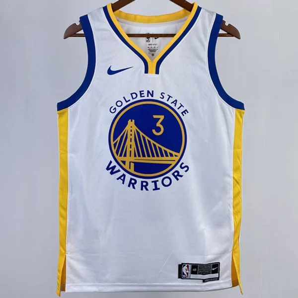 2023/24 Warriors POOLE #3 White NBA Jerseys