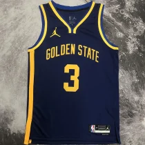 2023 Warriors POOLE #3 Sapphire Blue NBA Jerseys