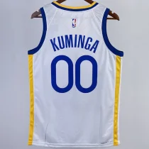2023/24 Warriors KUMINGA #00 White NBA Jerseys