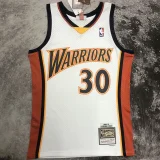 2007/08 Warriors CURRY #30 Retro White NBA Jerseys