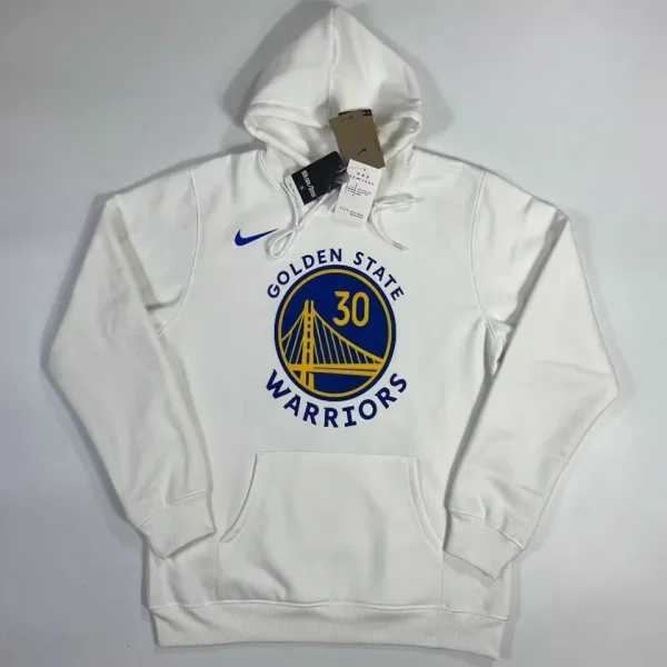 2023 Warriors White NBA Hoodie