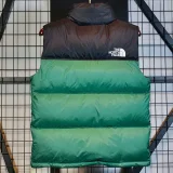 1996 THE N FACE Blackish Green Vest Cotton Jacket
