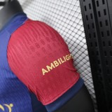 2024/25 Barcelona Home Soccer Jersey Player Version