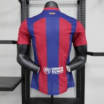 2023/24 Barcelona KAROL G Home Soccer Jersey Player Version