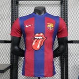 2023/24 Barcelona Home Soccer Jersey Player Version