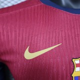 2024/25 Barcelona Home Soccer Jersey Player Version