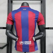 2023/24 Barcelona Home Soccer Jersey Player Version