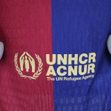 2024/25 Barcelona Home Soccer Jersey Player Version