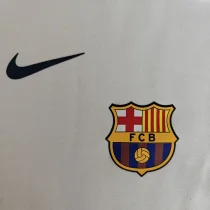 2024/25 Barcelona White Hoodie