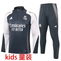 2024/25 RMA Grey Kids Sweater Tracksuit
