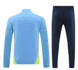 2025 Man City Sky Blue Kids Sweater Tracksuit