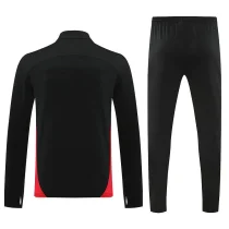 2025 AC Milan Black Kids Sweater Tracksuit