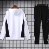 2025 RMA White Hoodie Zipper Jacket Tracksuit