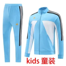 2025 AD~ Sky Blue Kids Jacket Tracksuit