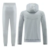 2025 NK~ Grey Hoodie Zipper Jacket Tracksuit
