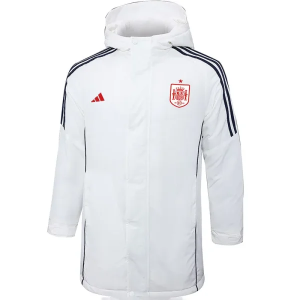 2024/25 Spain White Cotton Jacket