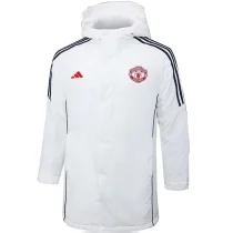 2024/25 Man United White Cotton Jacket