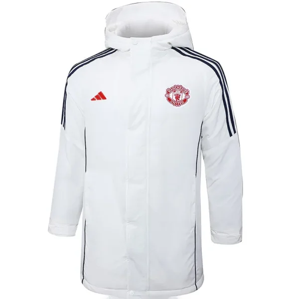 2024/25 Man United White Cotton Jacket