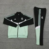 2024/25 RMA Black Green Jacket Tracksuit