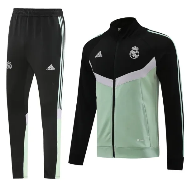 2024/25 RMA Black Green Jacket Tracksuit