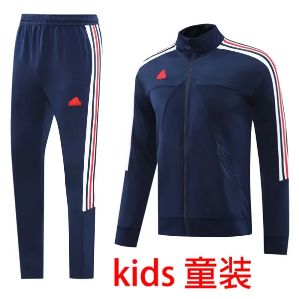 2025 AD~ Sapphire Blue Kids Jacket Tracksuit