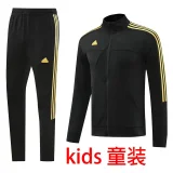 2025 AD~ Black Kids Jacket Tracksuit