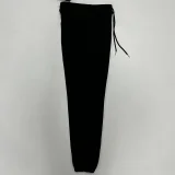 2025 THE N FACE Black Pure Cotton Sports ankle Trousers