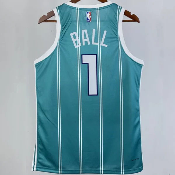 2023/24 Hornets BALL #1 Green NBA Jerseys