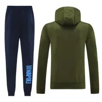 2025 Napoli Green Hoodie Zipper Jacket Tracksuit