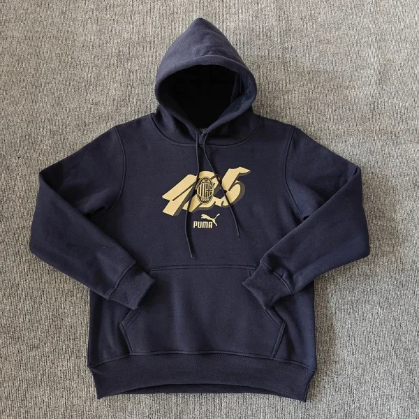 2025 AC Milan Sapphire Blue 125th Anniversary Hoodie