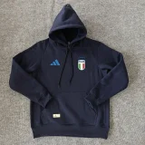 2025 Italy Sapphire Blue Hoodie [Silicone]