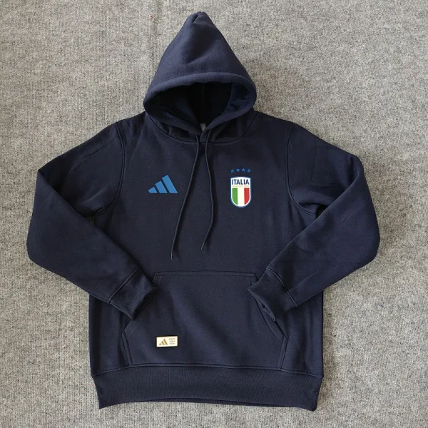 2025 Italy Sapphire Blue Hoodie [Silicone]