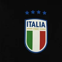 2025 Italy Black Hoodie [Silicone]