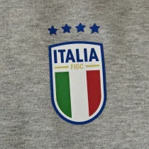 2025 Italy Grey Hoodie [Silicone]