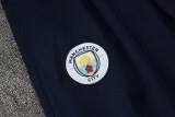 2025 Man City Fluorescent Green Kids Sweater Tracksuit