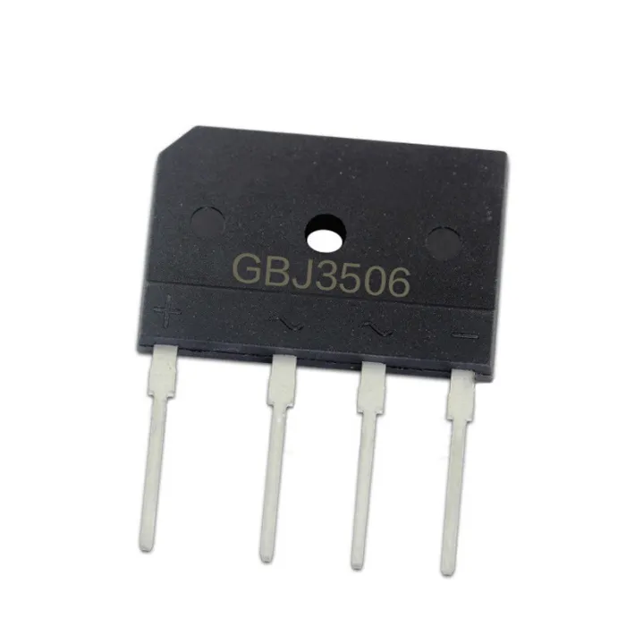 GBJ3510 GBJ3508 GBJ3506 Bridge Rectifier GBJ35M/35K/35J Bridge Stack 35A 1000V/800V/600V GBJ Flat Bridge Cutable Foot