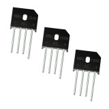 KBU1510 KBU1508 KBU1506 Bridge Rectifier 15A 1000V/800V/600V KBU15M/15K/15J Bridge Stack Cutable Foot KBU Flat Bridge