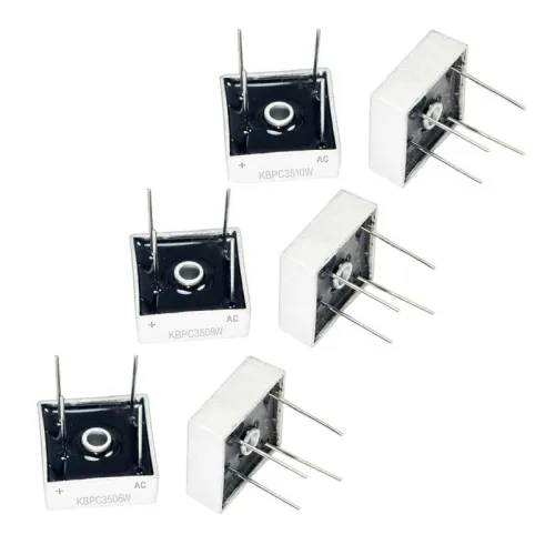 KBPC3510W KBPC3508W KBPC3506W Bridge Rectifier DIP-4 Square Bridge 35A 1000V/800V/600V Bridge Stack Cutable Feet