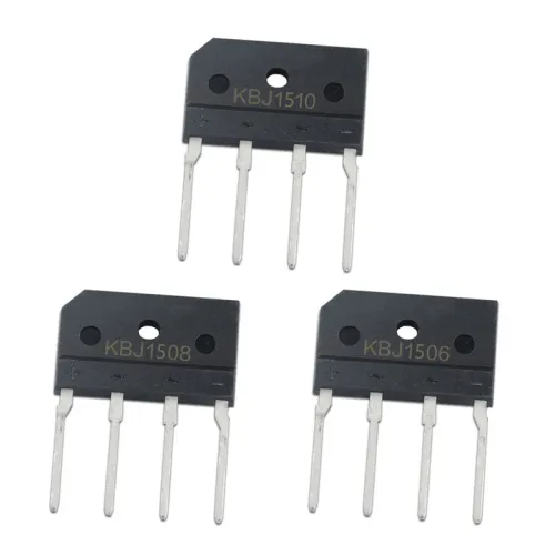 KBJ1510 KBJ1508 KBJ1506 Bridge Rectifier 15A 1000V/800V/600V KBJ15M/15K/15J Bridge Stack Cutable Foot KBJ Flat Bridge