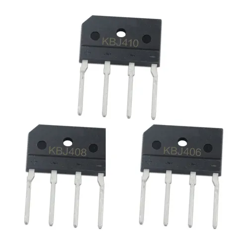 KBJ410 KBJ408 KBJ406 Bridge Rectifier 4A 1000V/800V/600V KBJ4M/4K/4J Bridge Stack Cutable Foot KBJ Flat Bridge