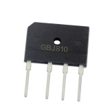 GBJ810 GBJ808 GBJ806 Bridge Rectifier 8A 1000V/800V/600V GBJ8M/8K/8J Bridge Stack Can Cut GBJ Footprint Flat Bridge