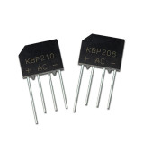 KBP210 KBP206 Bridge Rectifier 2A 1000V/600V KBP210G KBP206G Bridge Stack DIP-4 Flat Bridge