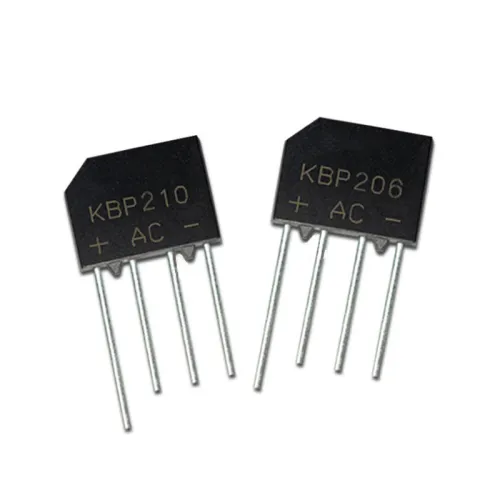 KBP210 KBP206 Bridge Rectifier 2A 1000V/600V KBP210G KBP206G Bridge Stack DIP-4 Flat Bridge